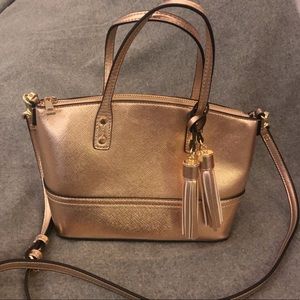 Rose Gold Crossbody Bag